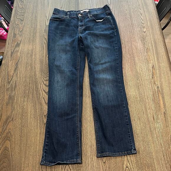 Levi's Womens 525 Straight Leg Perfect Waist Jeans Denim Medium Wash Blue Size 4 - Picture 1 of 10